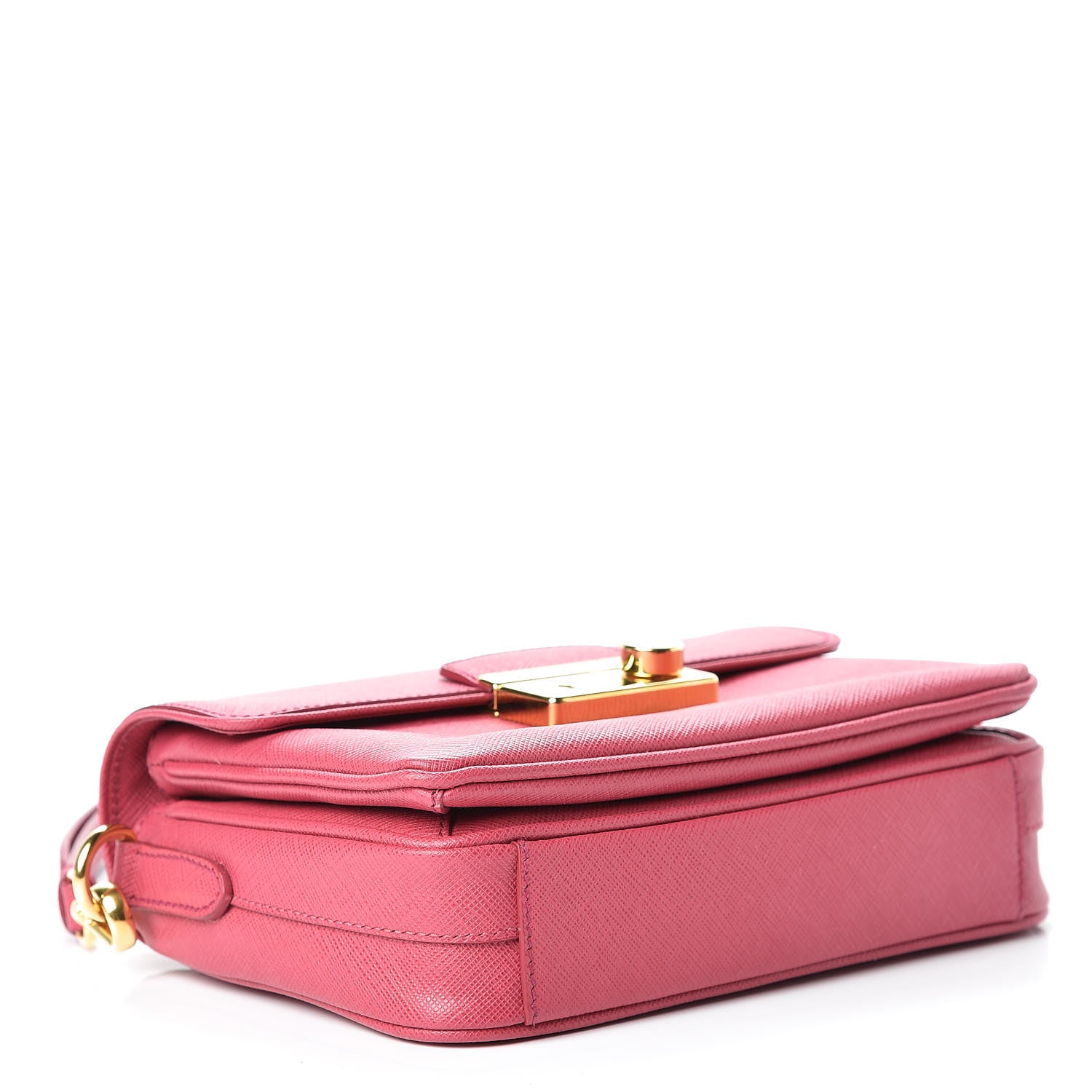 Prada Saffiano Lux Crossbody Peonia 4 of 12