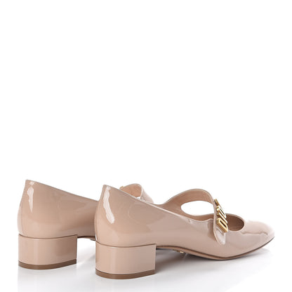 Christian Dior Patent Baby-D Ballet Pumps 42 Nude 4 of 8