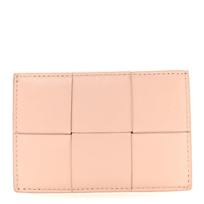 Bottega Veneta Nappa Maxi Intrecciato Card Holder Melon Washed 1 of 6