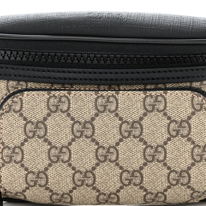 Gucci GG Supreme Monogram Belt Bag Black 9 of 11
