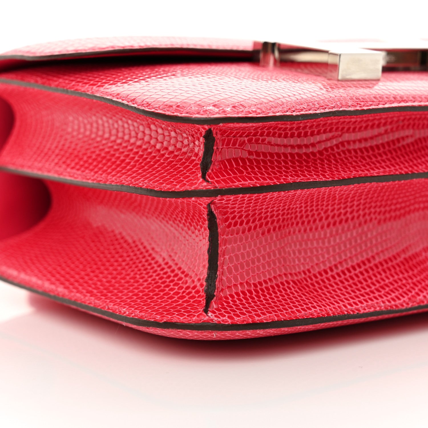 Hermes Lizard Constance 18 Rose Extreme 9 of 11