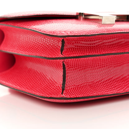 Hermes Lizard Constance 18 Rose Extreme 9 of 11