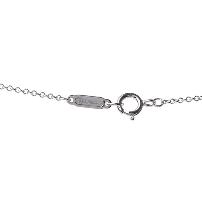 Tiffany Platinum Diamond Open Circle Pendant Necklace 6 of 7