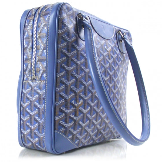 Goyard Tonga Handbag Tote Blue 3 of 12