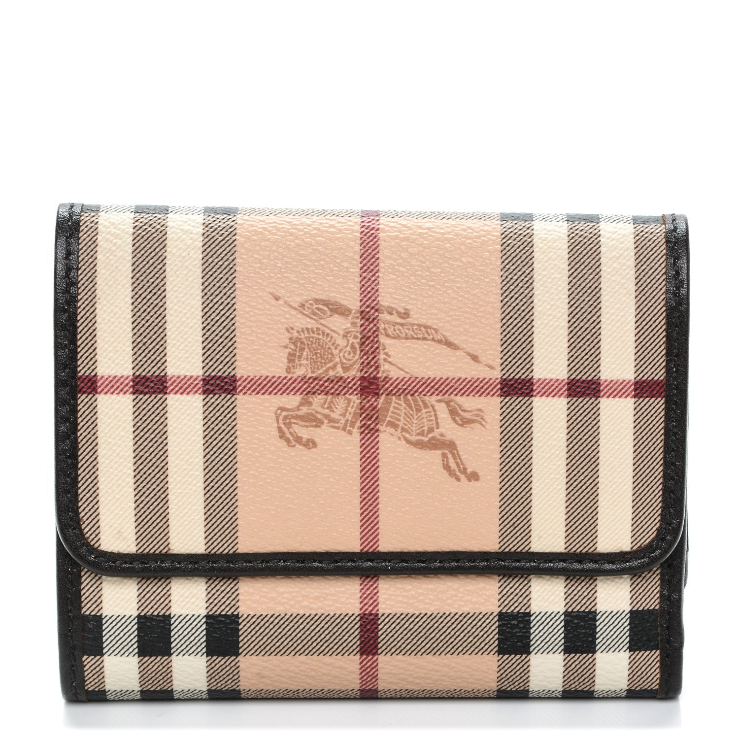 Burberry Haymarket Check Medium Bellfield ID Wallet Chocolate 7 of 14