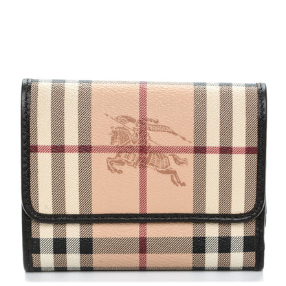 Burberry Haymarket Check Medium Bellfield ID Wallet Chocolate 7 of 14