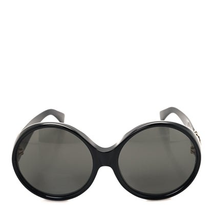Saint Laurent Round SL M1 Sunglasses Black 2 of 8