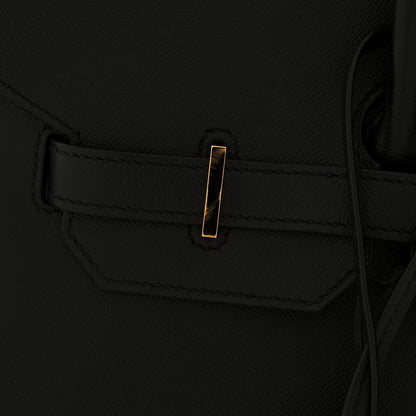 Hermes Madame Calfskin Birkin Sellier 35 Black 12 of 13