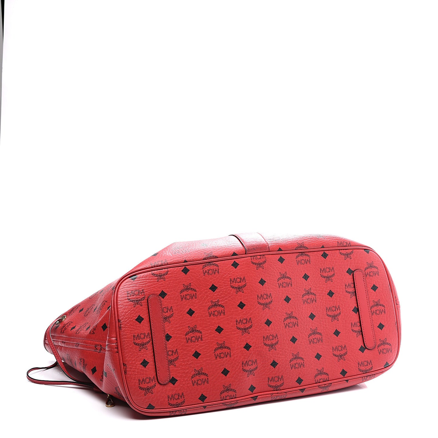 Visetos Large Liz Reversible Shopper Tote Ruby Red