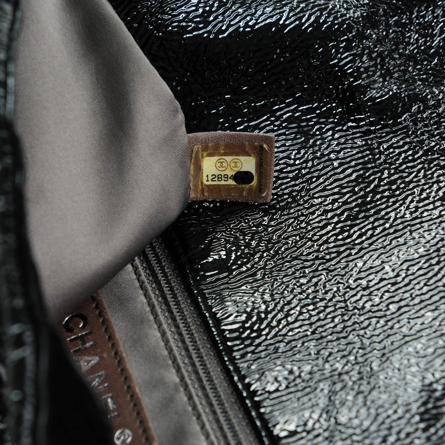 Chanel Vinyl Rock In Moscow Single Flap Black 7 of 9