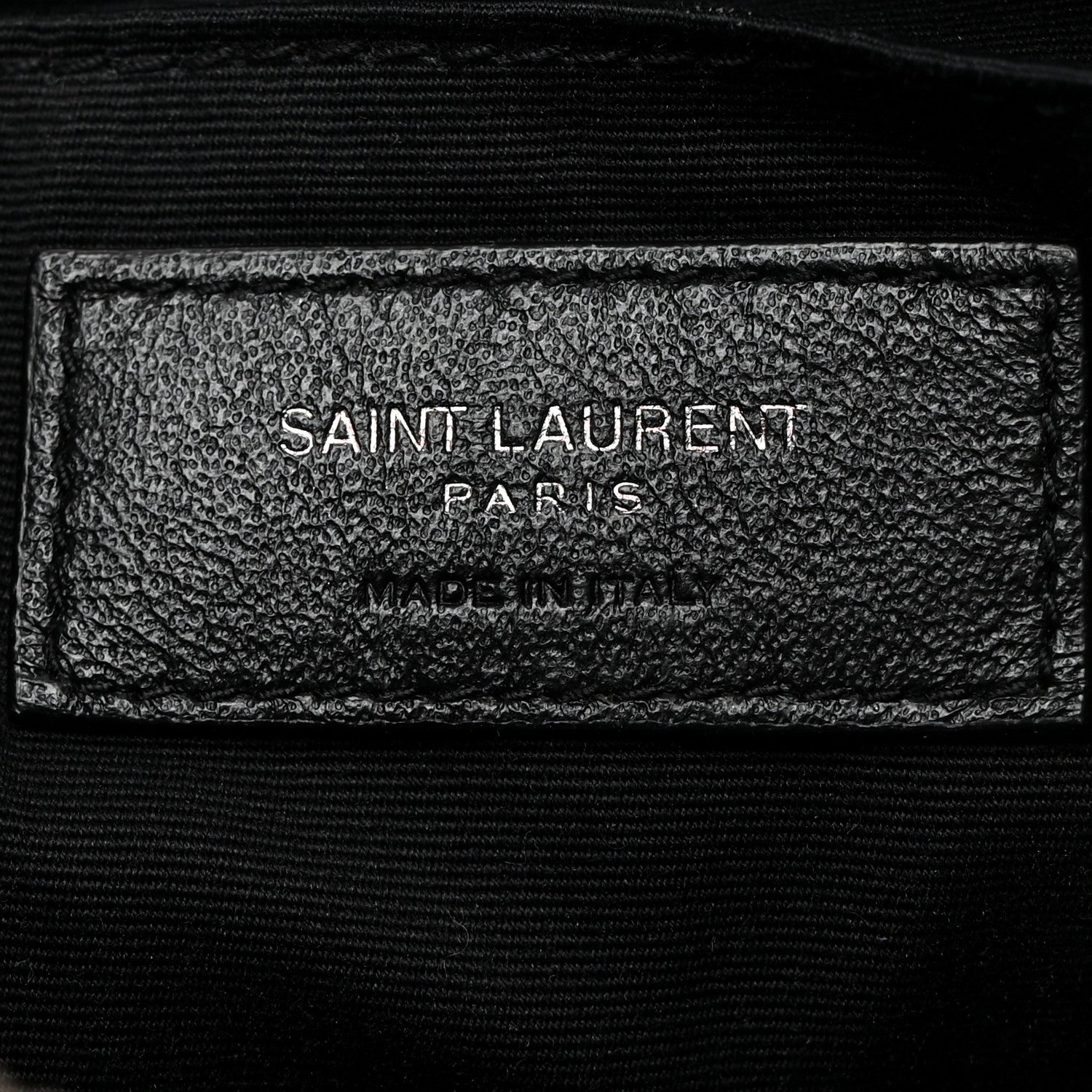 Saint Laurent Calfskin Matelasse Monogram Lou Camera Bag Black 6 of 10