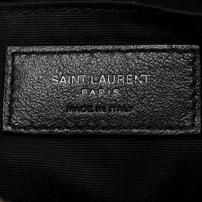 Saint Laurent Calfskin Matelasse Monogram Lou Camera Bag Black 6 of 10