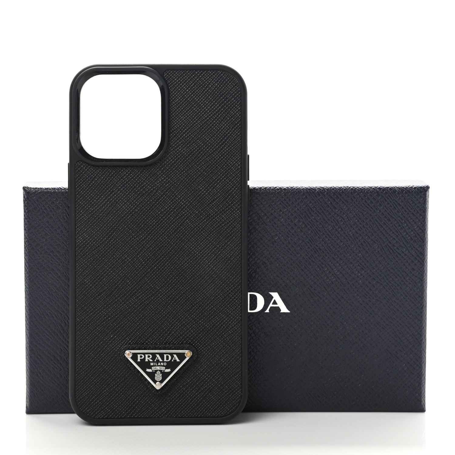 Prada Saffiano Metal iPhone 13 Pro Max Case Black 9 of 9