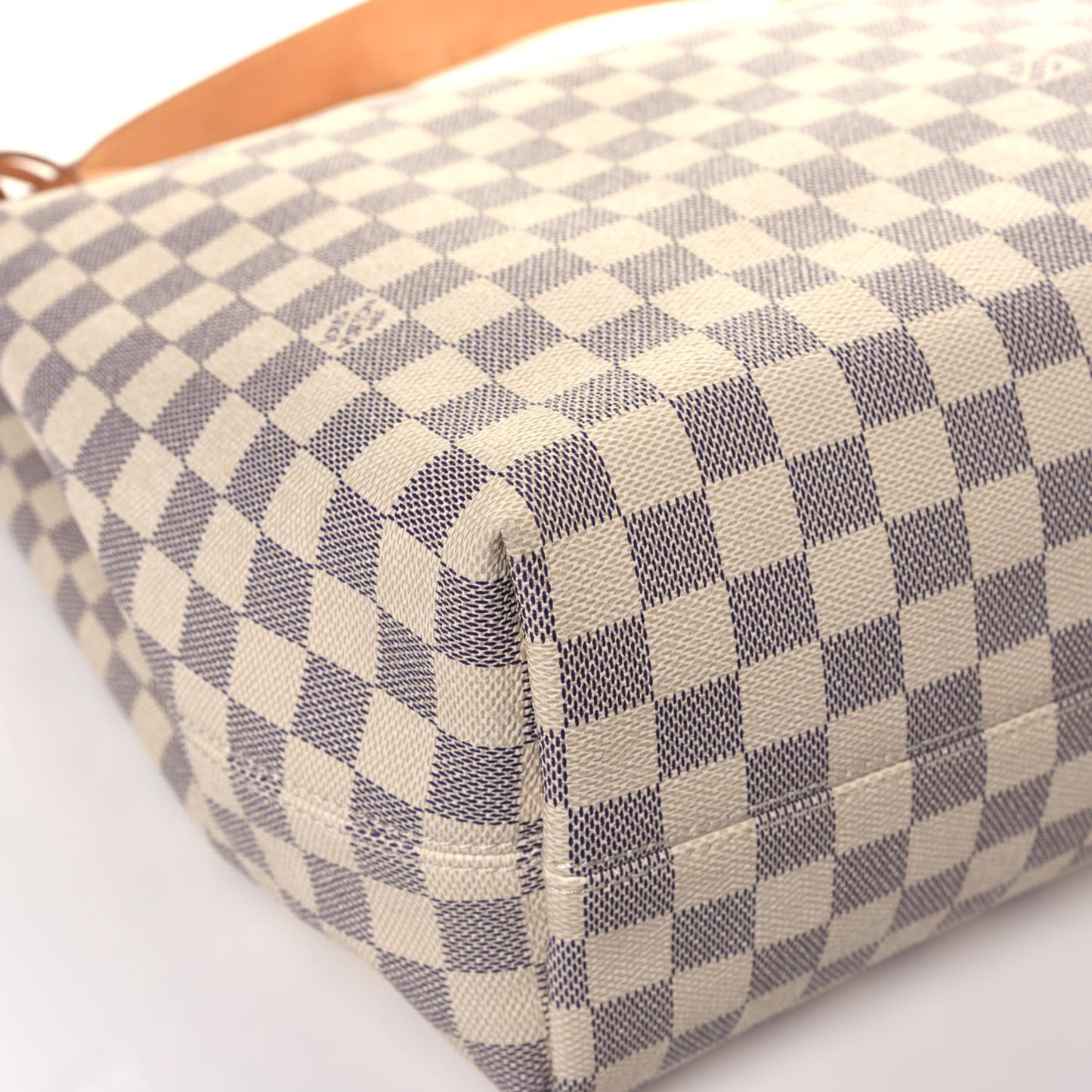 Damier Azur Graceful MM Rose Ballerine