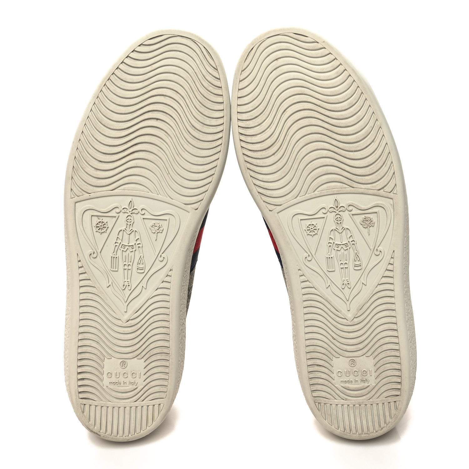 Gucci GG Supreme Monogram Womens Ace Low-Top Sneaker 36 Beige 5 of 10