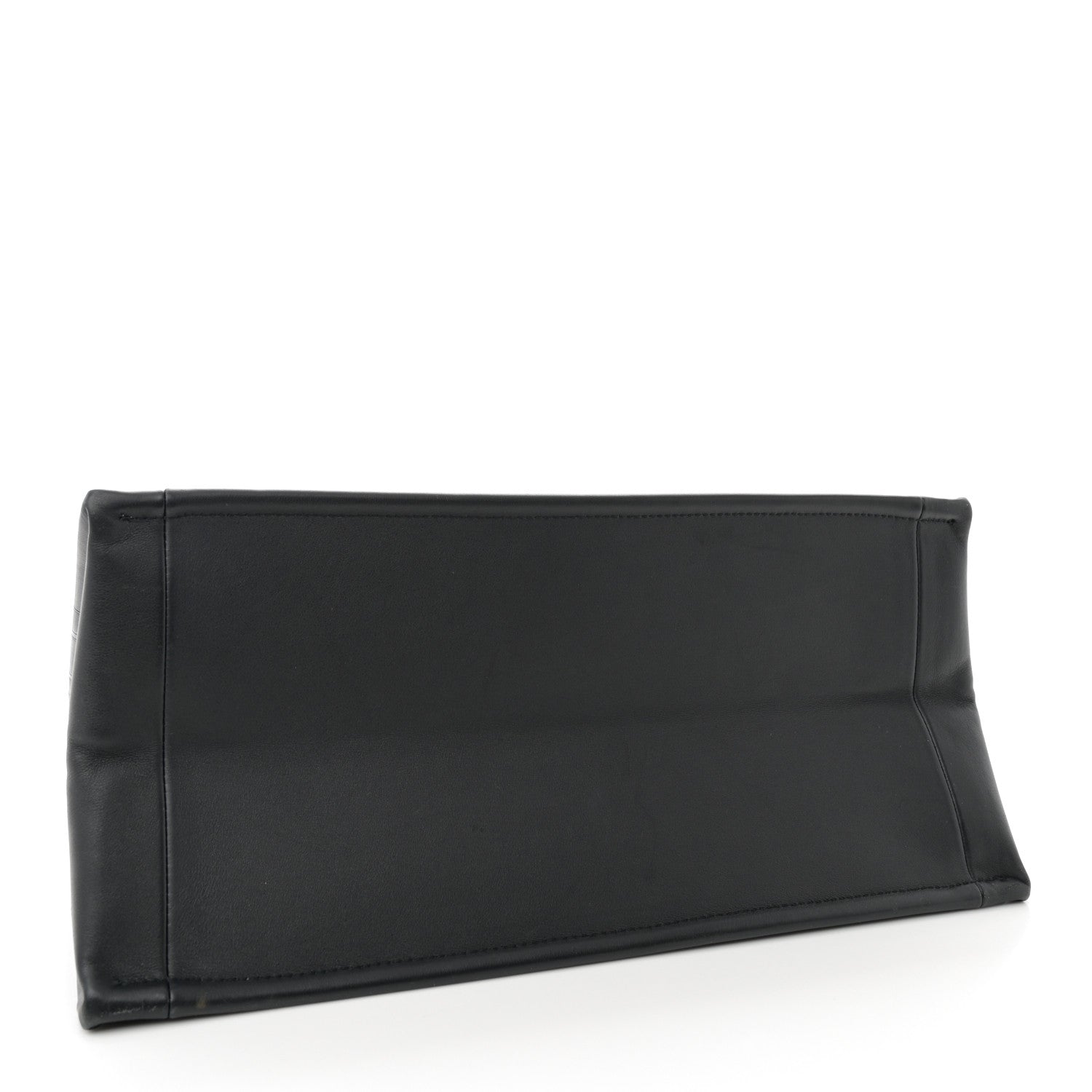 Christian Dior Calfskin Embossed Medium Book Tote Black 4 of 11