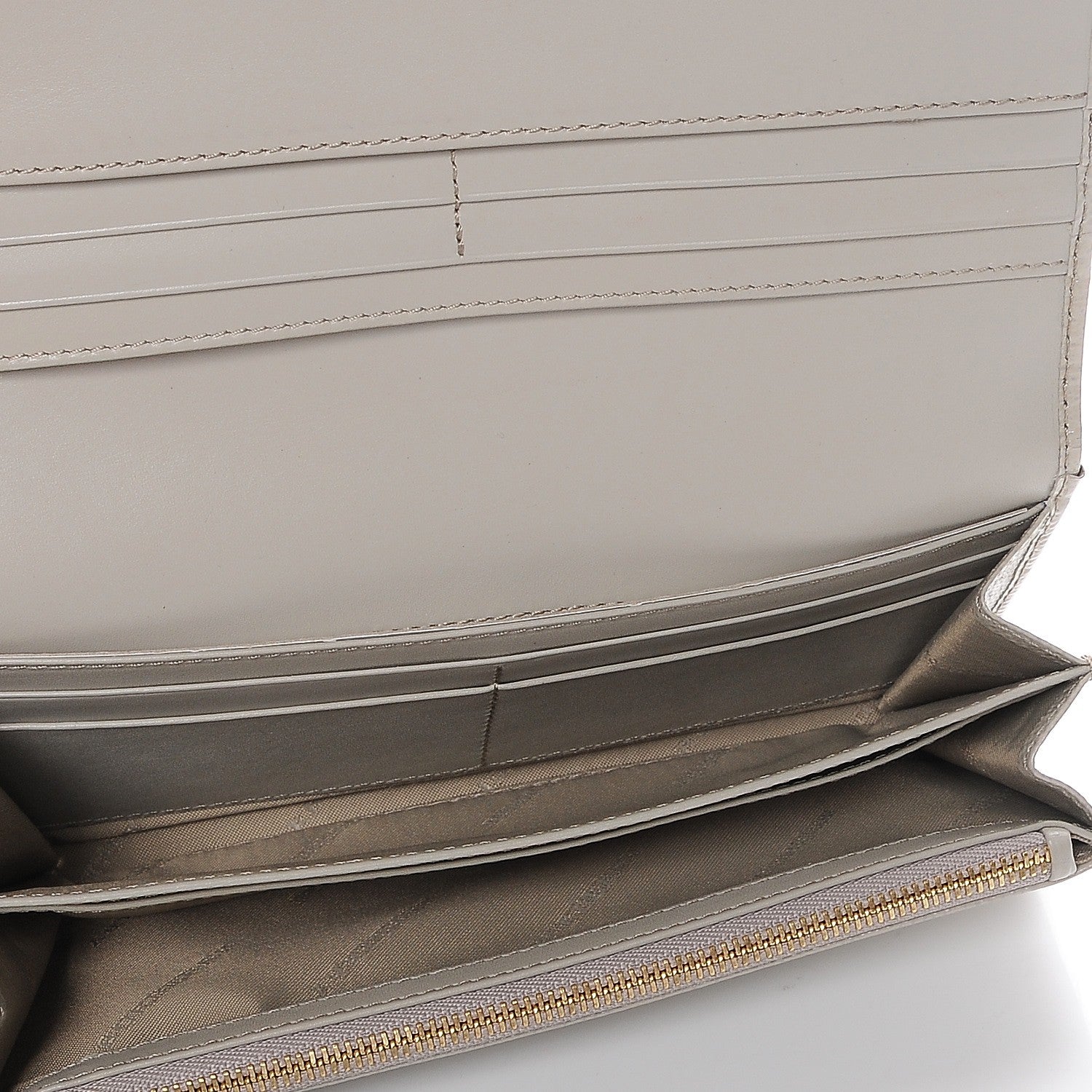 Burberry Patent Penrose Continental Wallet Pale Grey 5 of 9