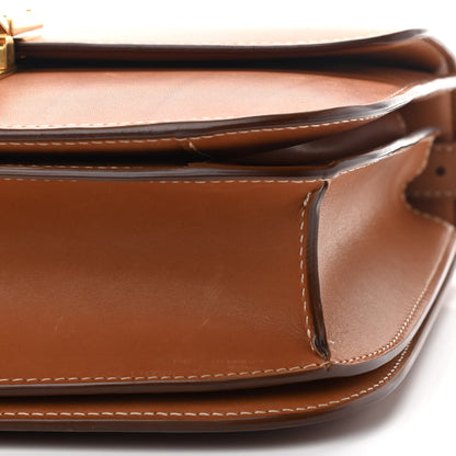 Celine Smooth Calfskin Medium Classic Box Flap Bag Camel 11 of 11