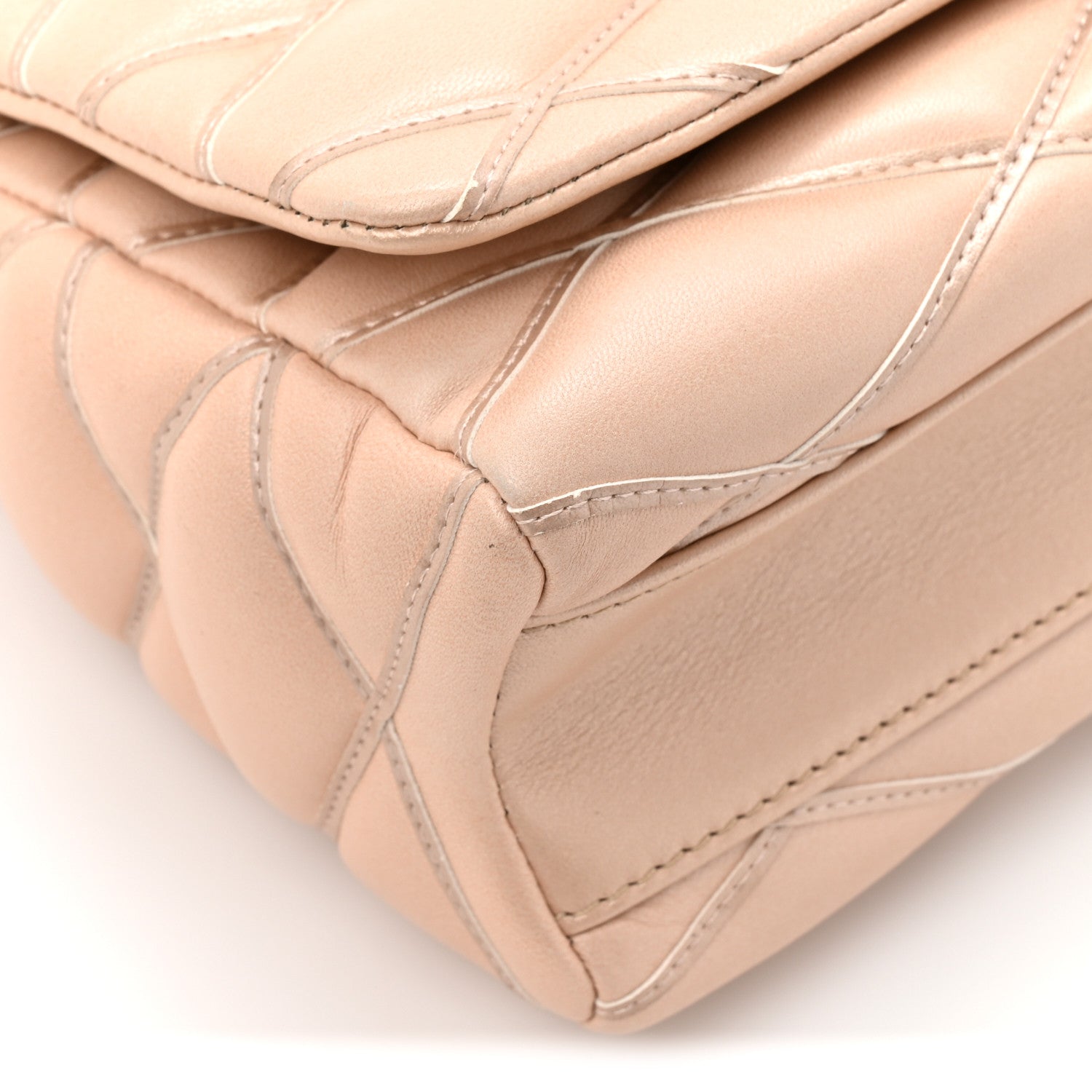 Louis Vuitton Lambskin Malletage GO-14 PM Champagne 11 of 11