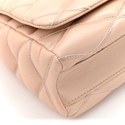 Louis Vuitton Lambskin Malletage GO-14 PM Champagne 11 of 11