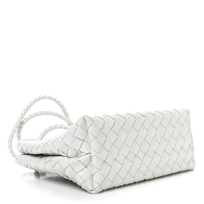 Bottega Veneta Nappa Intrecciato Small Andiamo Shoulder Bag Hoarfrost 4 of 9