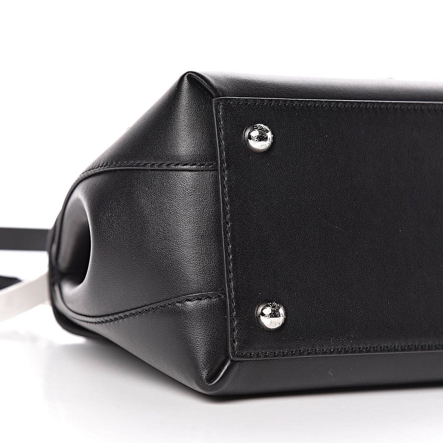 Calfskin Lucia Satchel Black