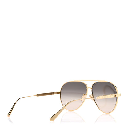Christian Dior DiorCannage A1U Metal Sunglasses Gold 4 of 7