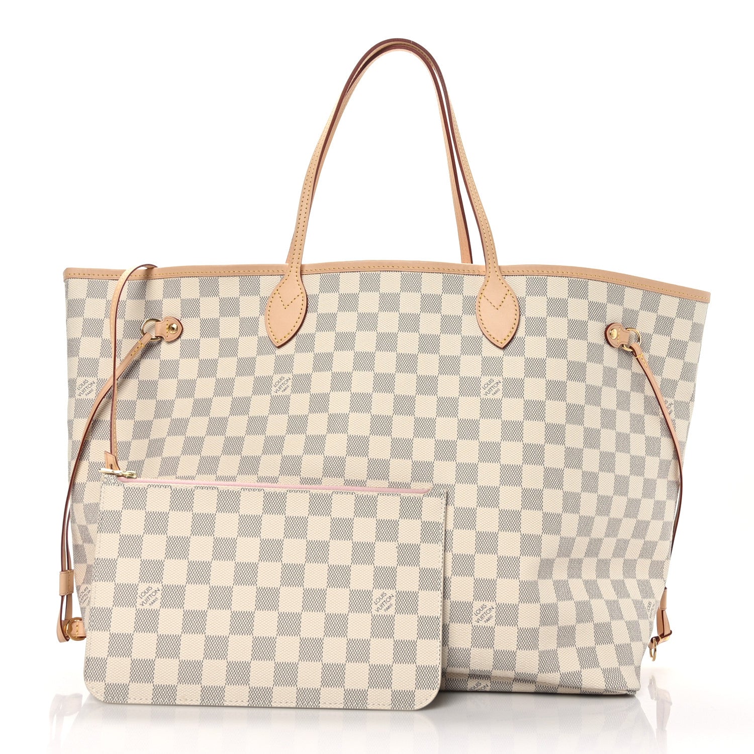 Louis Vuitton Damier Azur Neo Neverfull GM Rose Ballerine 3 of 10