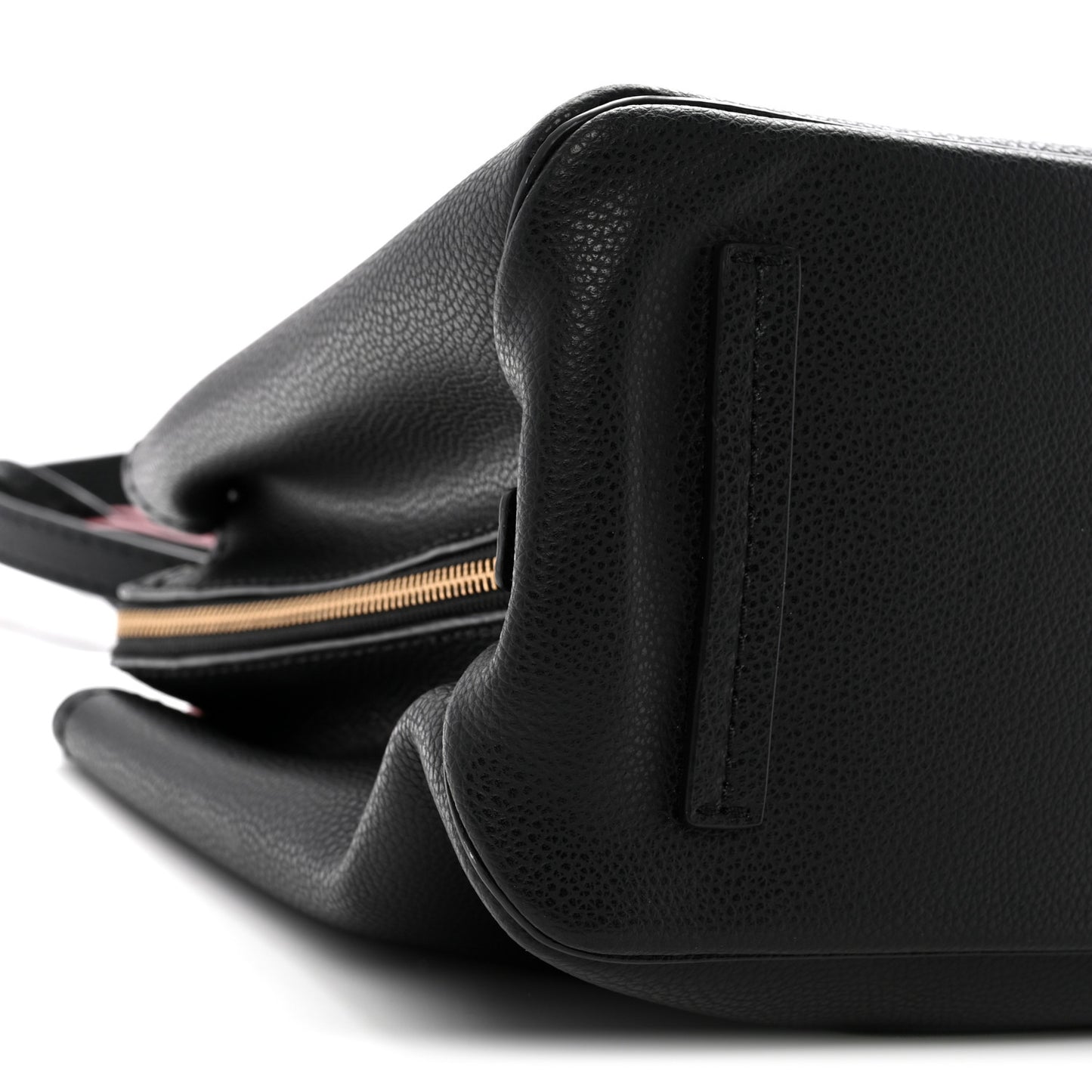 Pebbled Calfskin The Editor 38 Tote Black