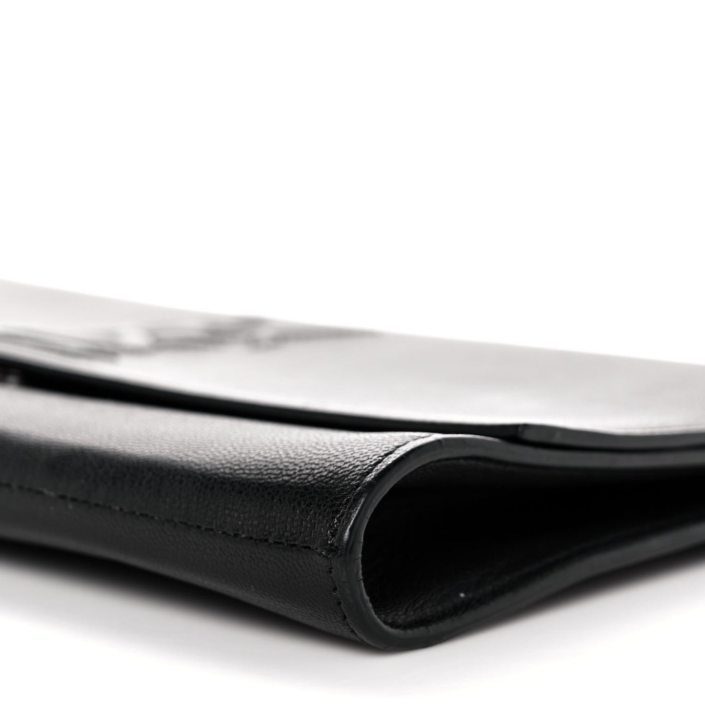 Calfskin Monogram Small Belle De Jour Clutch Black