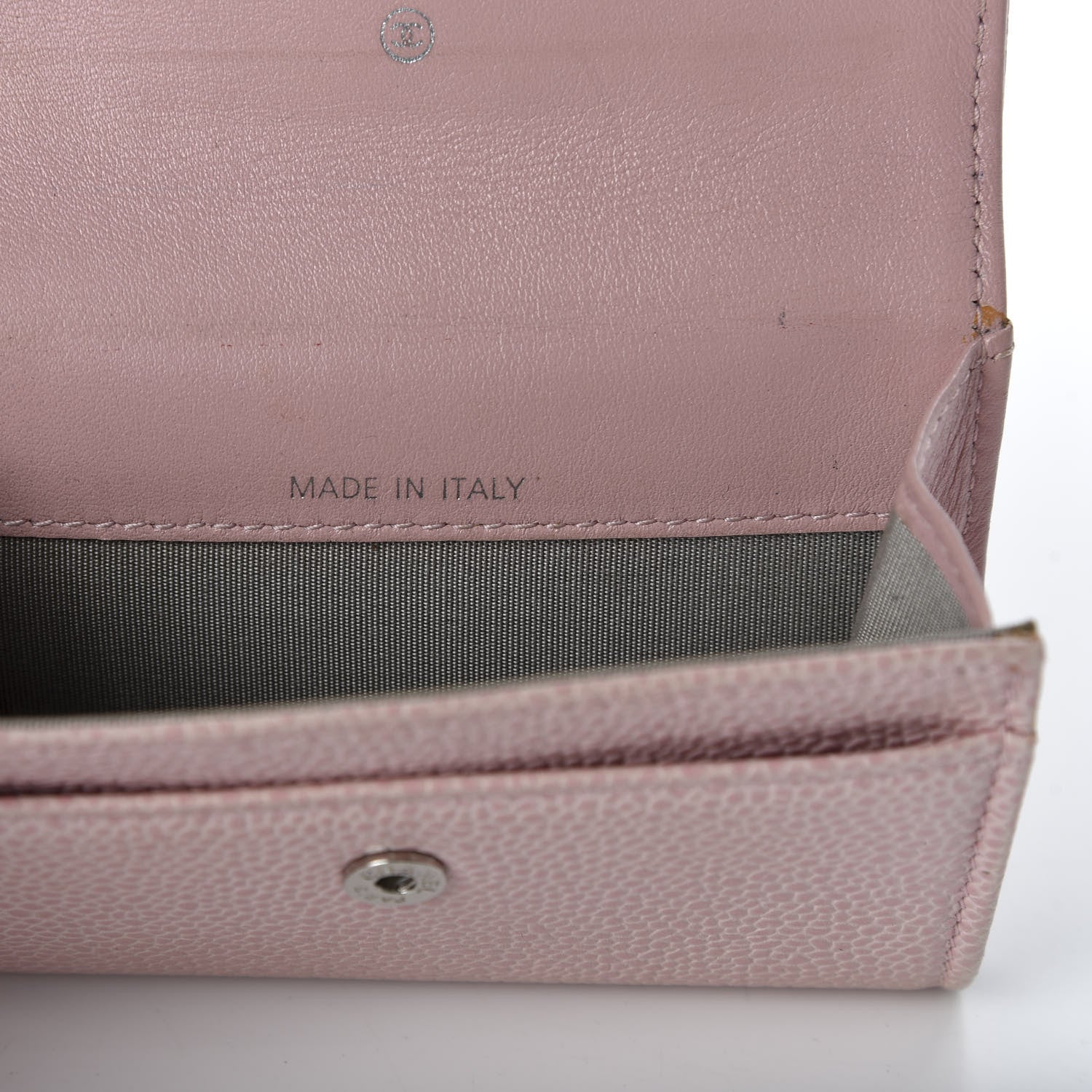 Chanel Caviar CC Timeless Card Holder Pink 7 of 9