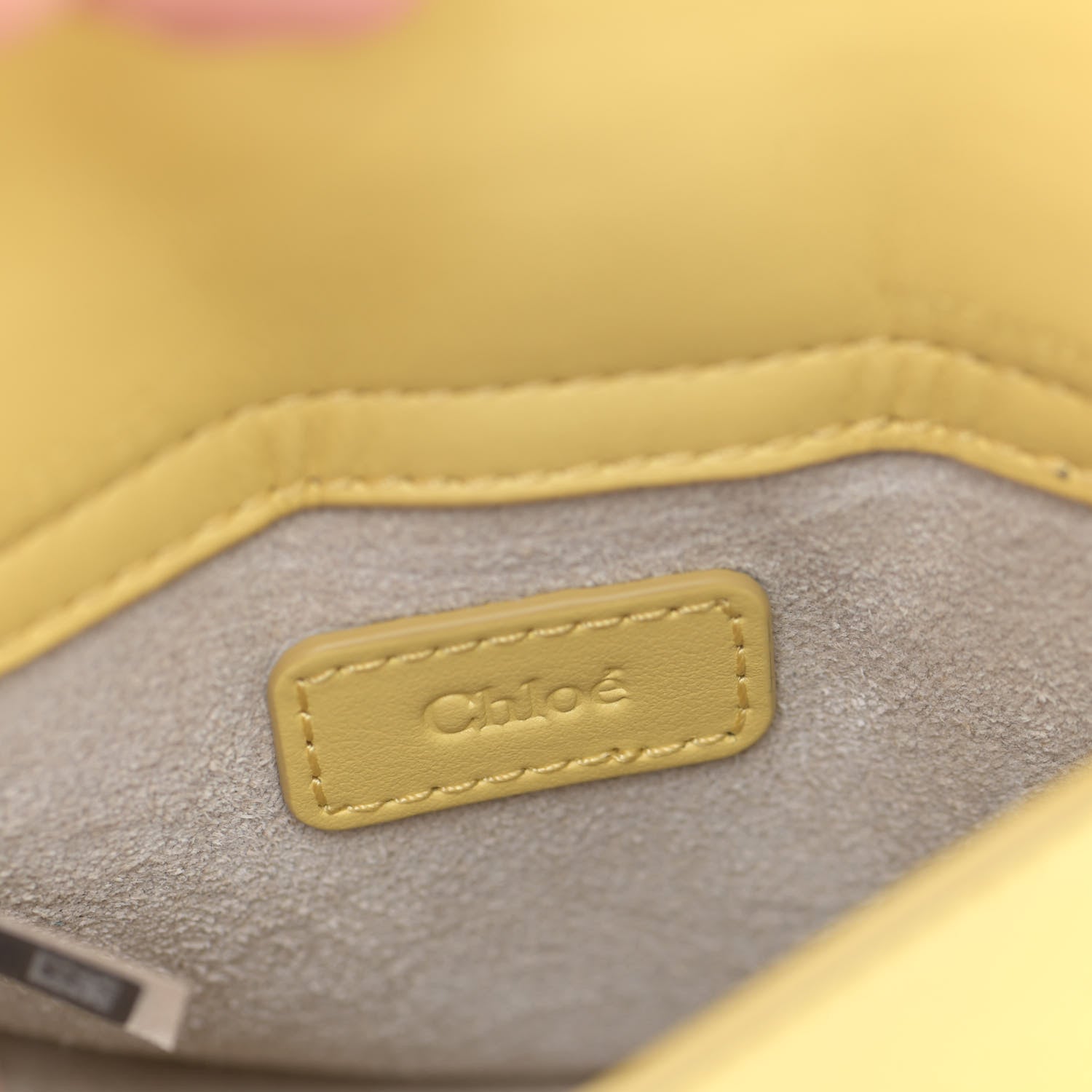 Chloe Calfskin Tess Mini Crossbody Bag Yellow 8 of 14