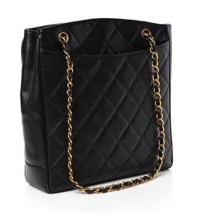 Chanel Caviar Quilted Shoulder Bag Black 3 of 13