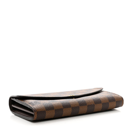 Louis Vuitton Damier Ebene Sarah Wallet NM 4 of 9