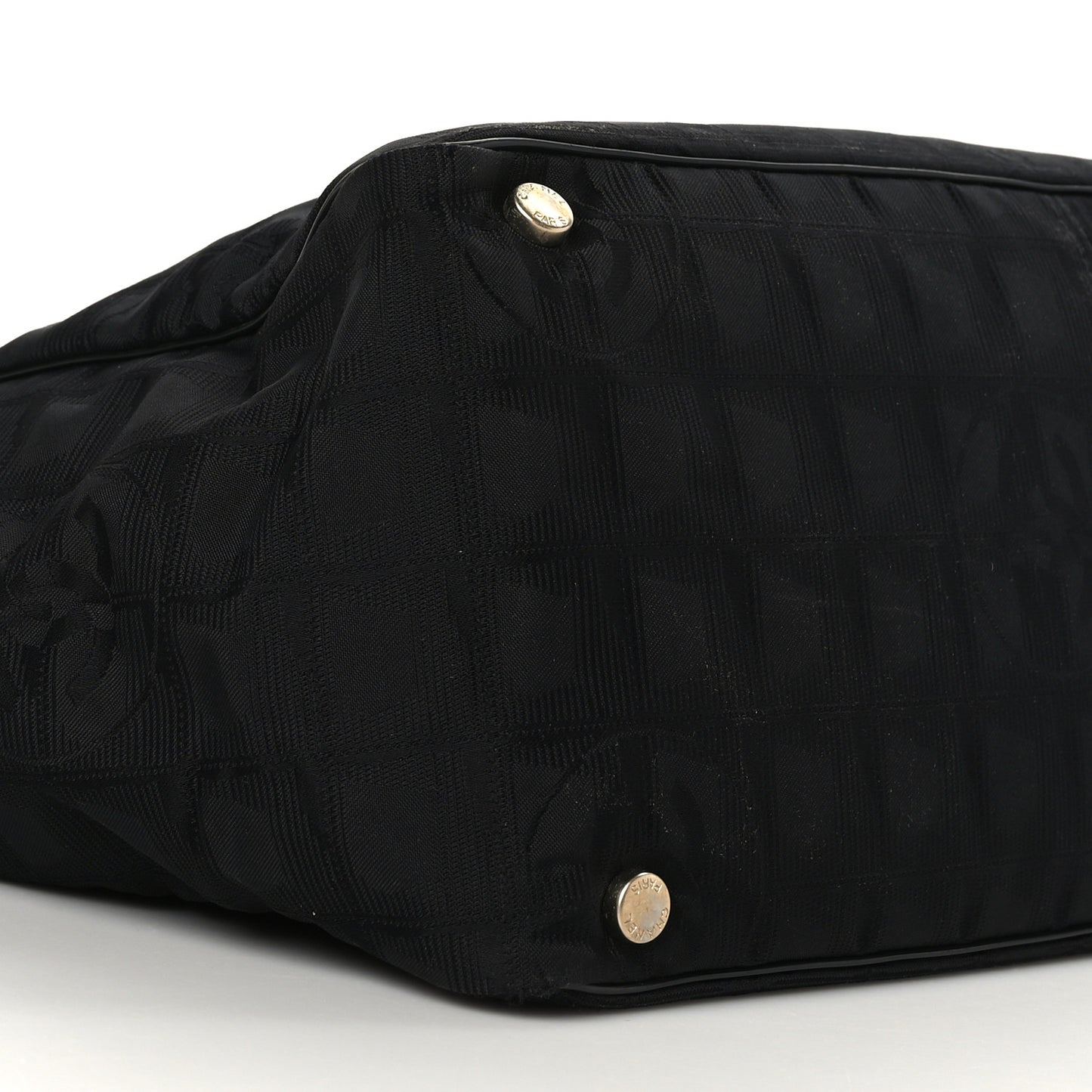 Nylon Medium Travel Tote Black