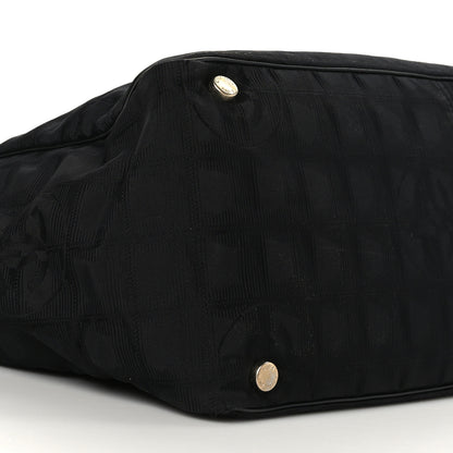 Chanel Nylon Medium Travel Tote Black 8 of 9