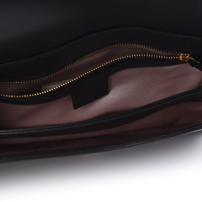 Gucci Vitello Palmellato Lux Small Arli Flap Shoulder Bag Black 5 of 10