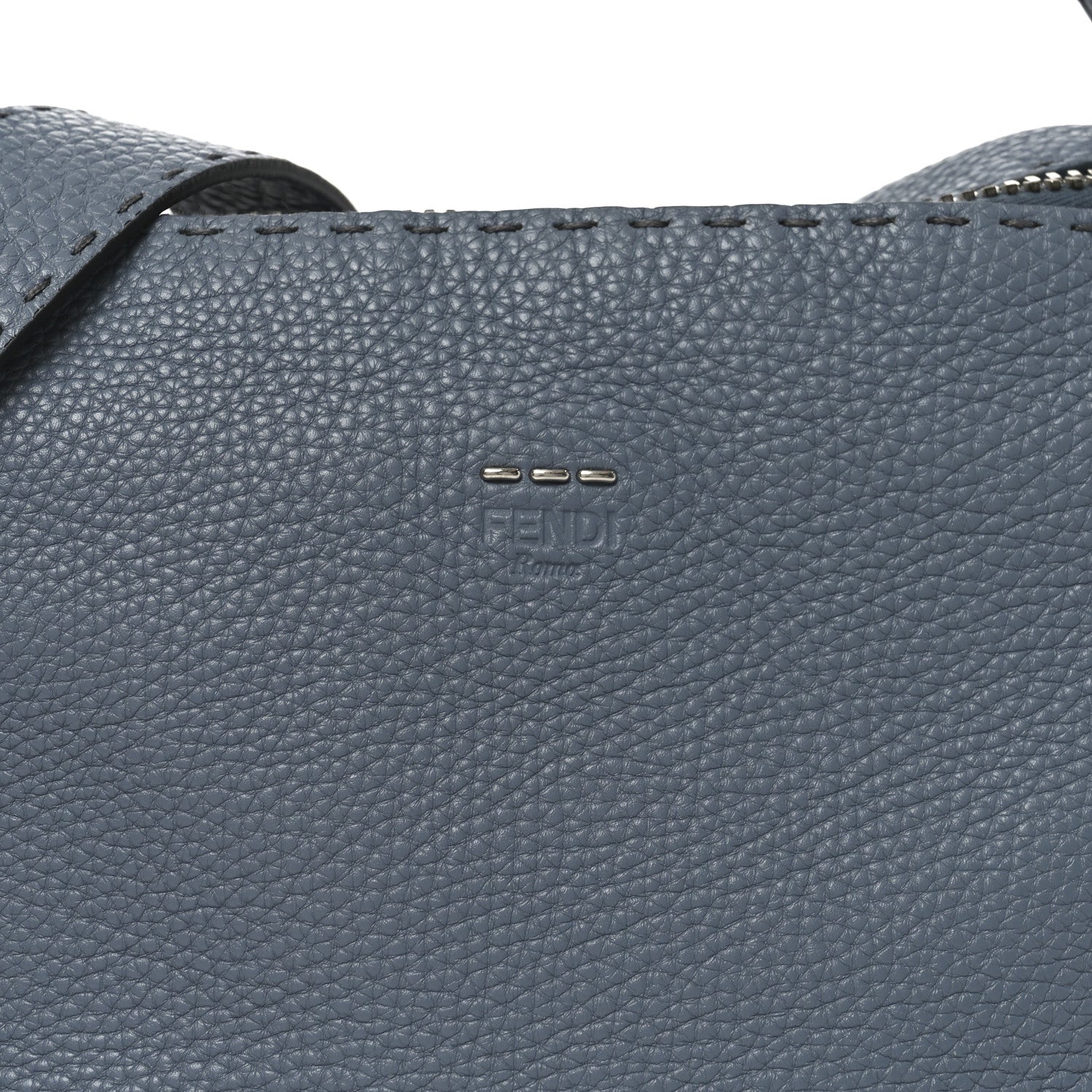 Fendi Cuoio Romano Selleria Lei Boston Tote Nube 9 of 11