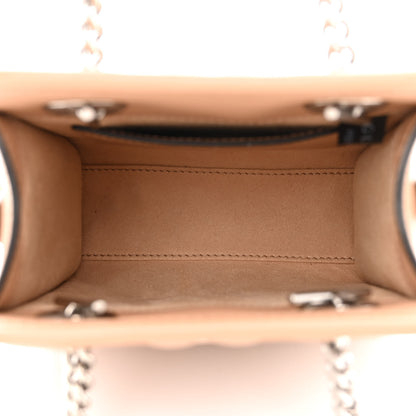 Gucci Calfskin Matelasse Aria Mini GG Marmont Tote Camelia 5 of 13