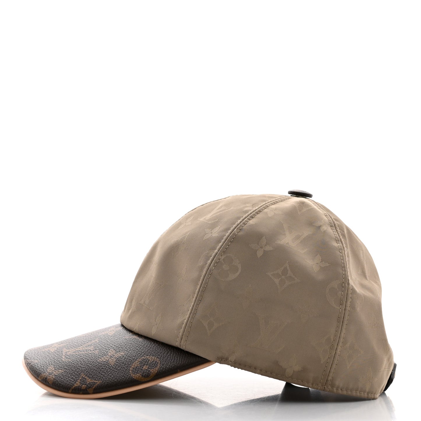Monogram Polyester Silk LV Get Ready Cap M Beige