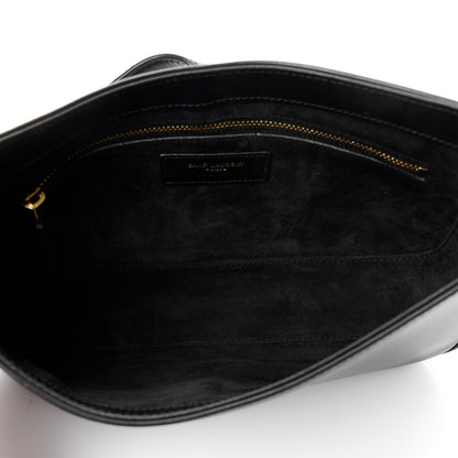Saint Laurent Smooth Calfskin Le 5 A 7 Hobo Black 5 of 10