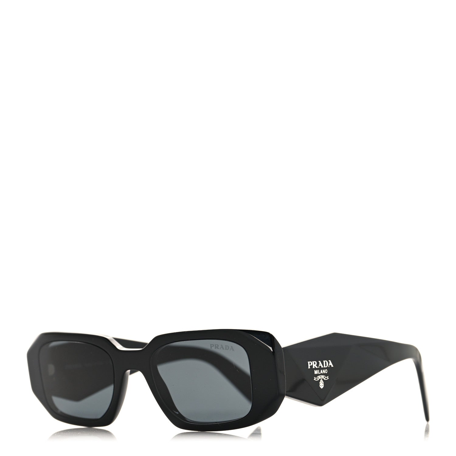 Prada Acetate Symbole Sunglasses SPR 17W Black 1 of 7