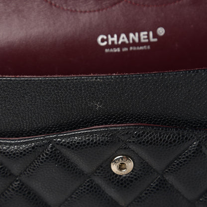 Chanel Caviar Quilted Jumbo Double Flap Black 11 of 15