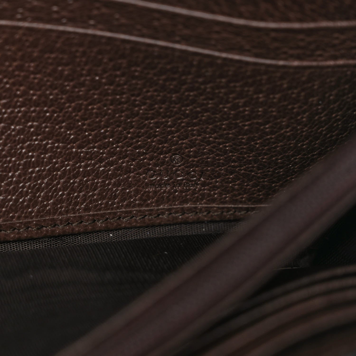 Gucci GG Supreme Monogram Web Ophidia Continental Wallet Brown 6 of 6