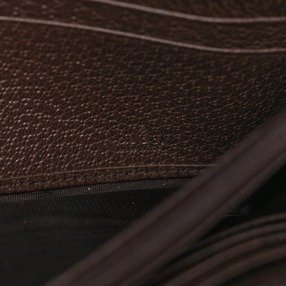 Gucci GG Supreme Monogram Web Ophidia Continental Wallet Brown 6 of 6