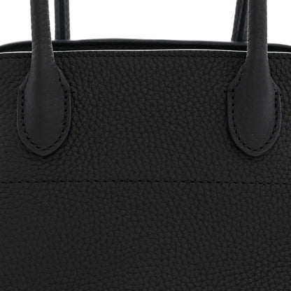 The Row Grained Calfskin Soft Margaux 10 Bag Midnight 7 of 10