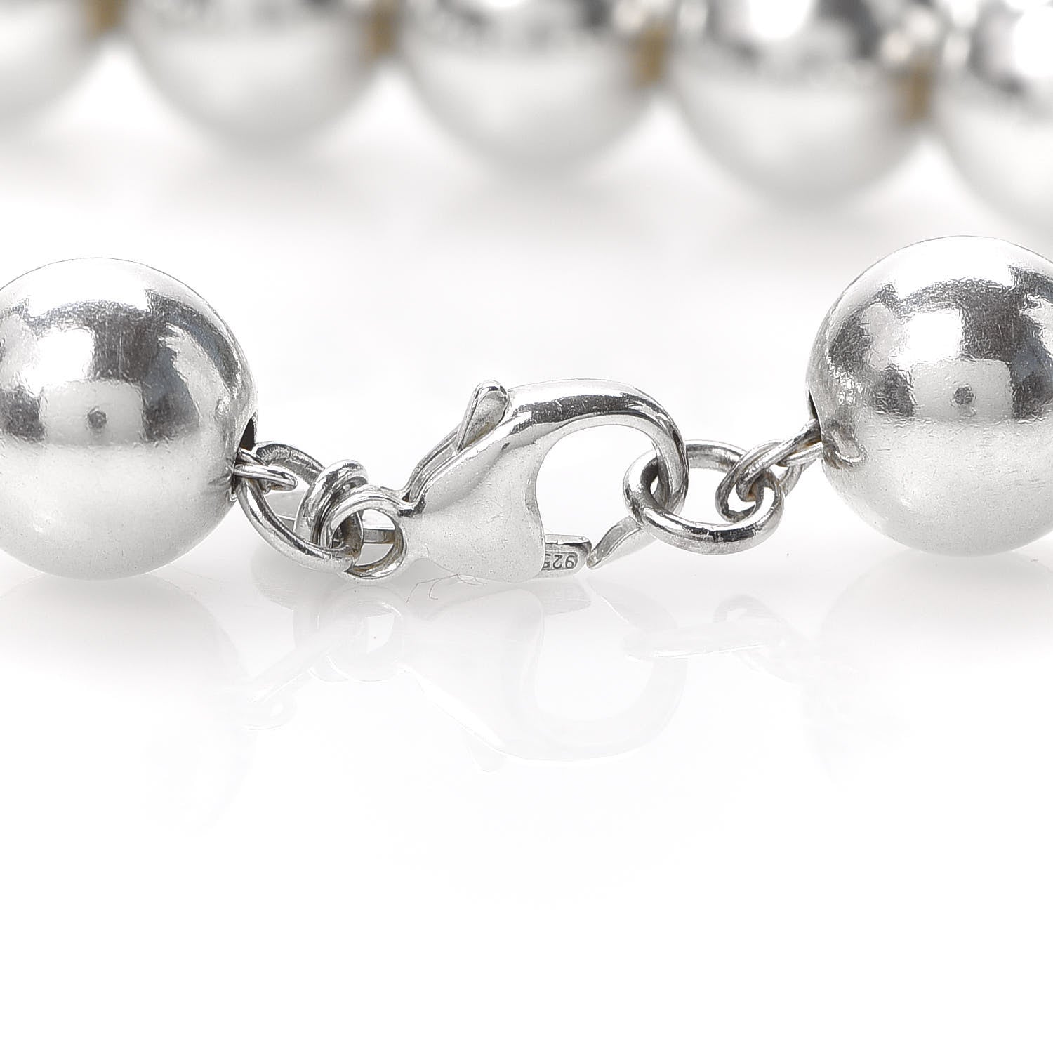 Tiffany Sterling Silver 10mm HardWear Ball Bracelet 4 of 5