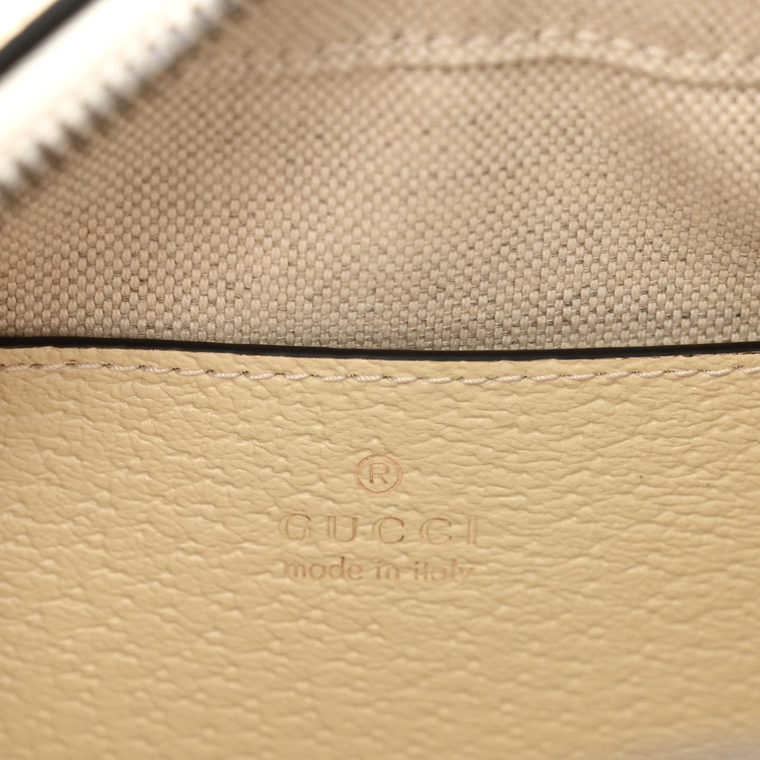Gucci GG Supreme Monogram Textured Calfskin Web Small Ophidia Camera Bag Beige Ebony Mystic White 7 of 9