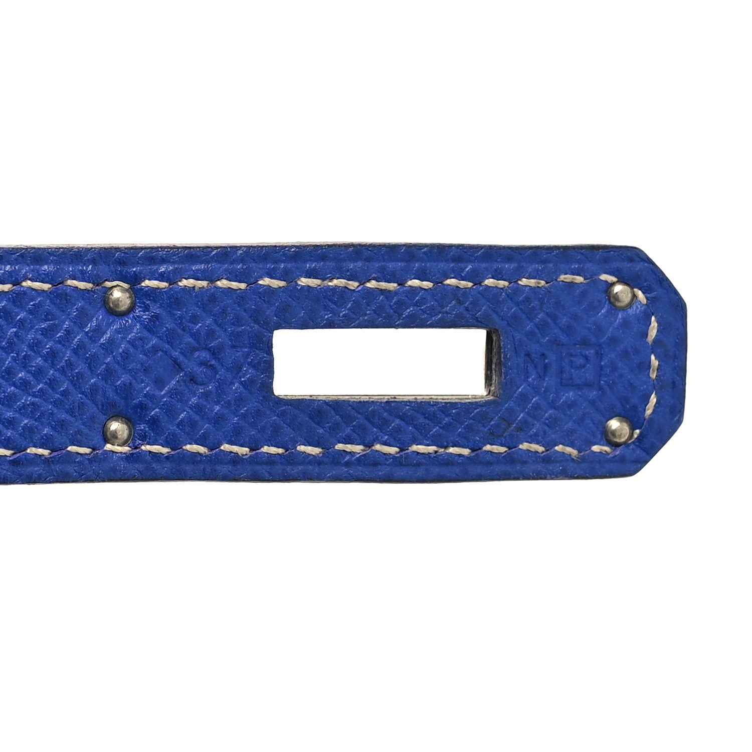 Hermes Epsom Candy Kelly Retourne 35 Bleu Electrique Mykonos 8 of 11
