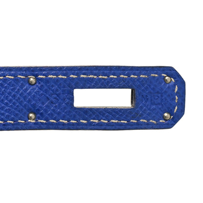 Hermes Epsom Candy Kelly Retourne 35 Bleu Electrique Mykonos 8 of 11